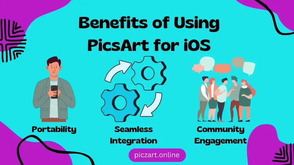 Benefits of Using PicsArt for iOS With PicsArt for iOS, you can edit photos and create graphics